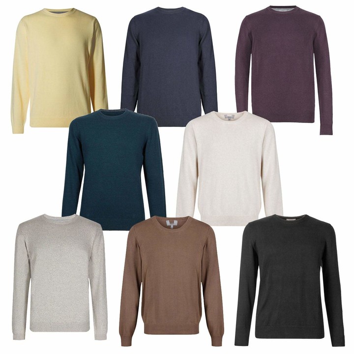 marks and spencer crew neck jumpers
