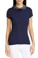 Thumbnail for your product : Ted Baker Nickita Embellished Neck T-Shirt