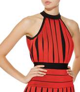Thumbnail for your product : Balmain Ribbed Pleated Dress