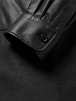 Thumbnail for your product : The Row Johnny Leather Shirt Jacket