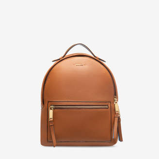 Bally The Backpack Medium Brown, Women's grained bovine leather backpack in tan