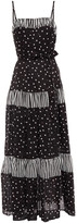 Thumbnail for your product : Kate Spade Gathered Printed Ramie And Cotton-blend Maxi Dress
