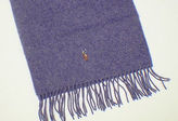 Thumbnail for your product : Polo Ralph Lauren Scotland Lambs Wool Colored Embroidered Pony Logo Neck Scarf