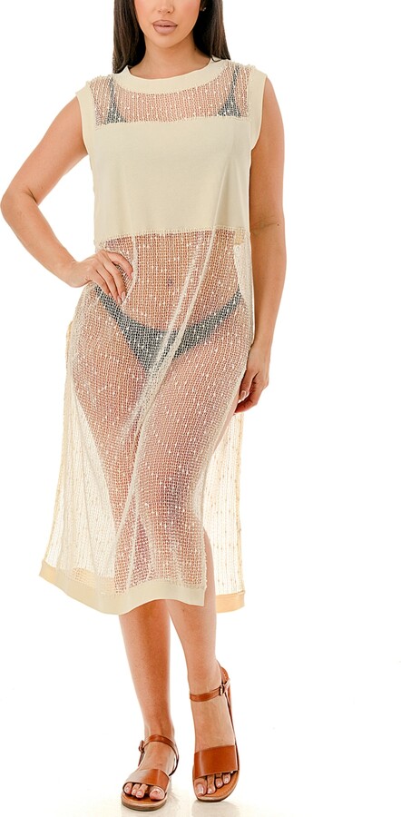 MARCUS ADLER Women's Netty Swim Cover-Up Dress