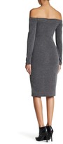 Thumbnail for your product : Loveappella Off-The-Shoulder Bodycon Dress