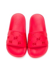 Thumbnail for your product : Gucci Children cut-out GG sliders