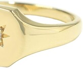 Thumbnail for your product : BONDEYE JEWELRY 14kt yellow gold Josie diamond signet ring