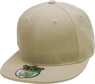 KNW-2364 The Real Original Fitted Flat-Bill Hats by KBETHOS True-Fit, 9 Sizes & 20 Colors