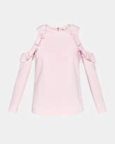 Thumbnail for your product : Ted Baker STEFFE Cold shoulder ruffle top