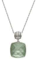 Thumbnail for your product : Lord & Taylor Sterling Silver & Quartz Doublet Pendant Necklace