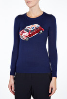 Thumbnail for your product : Markus Lupfer Mini Car Sequin Emma Jumper