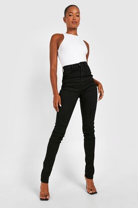black skinny jeans boohoo