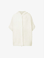 Thumbnail for your product : Brunello Cucinelli Hooded oversized cotton-knit cardigan