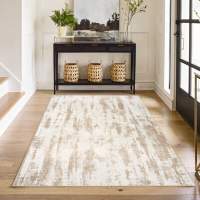 Rosecliff Heights Abstract Machine-Washed Super-Soft Area Carpet