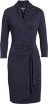 Thumbnail for your product : Karen Kane Cascade Faux Wrap Dress