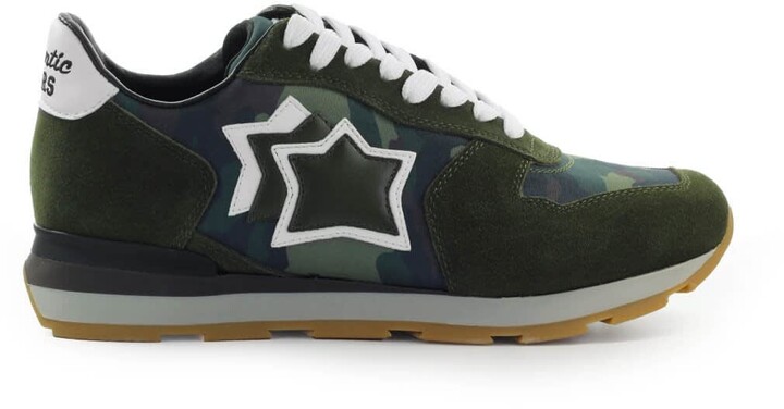 Atlantic Stars Antares Camouflage Military Green Sneaker - ShopStyle