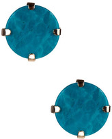 Thumbnail for your product : Zooey Cam & Round Turquoise Stud Earrings