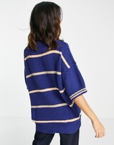Thumbnail for your product : Free People Opal Moon short sleeve jumper in blue