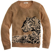 Thumbnail for your product : J.Crew Girls' leopard sweater