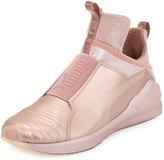Thumbnail for your product : Puma Fierce Lizard-Embossed High-Top Sneaker, Rose Gold