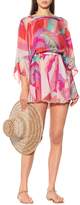 Thumbnail for your product : Emilio Pucci Beach Printed silk minidress
