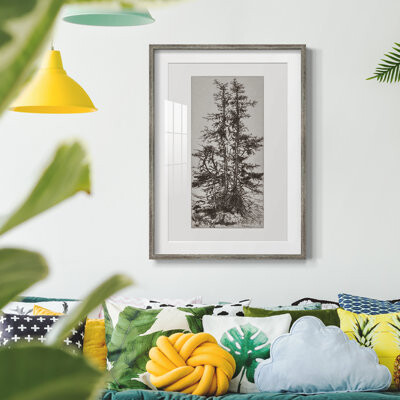 Red Barrel Studio Vintage Landscape CCXXI -Framed Print