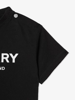 Burberry Children Logo Print Cotton T-shirt