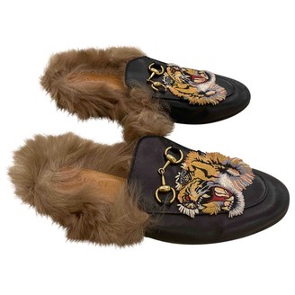 gucci princetown fur sale