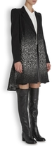 Thumbnail for your product : Alice + Olivia Carth black ombré flared wool blend coat
