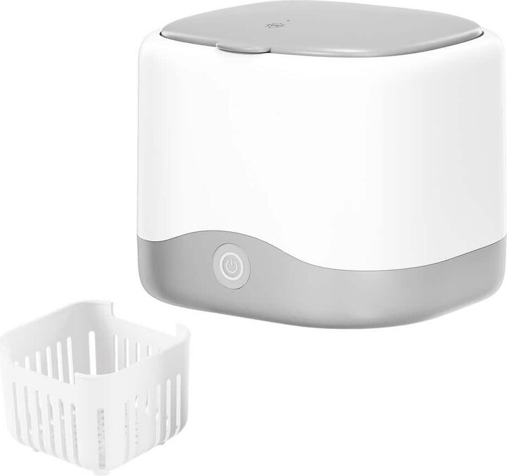 SVOPES Ultrasonic Machine for Dentures, 200ML Retainer Jewelry Cleaner Machine with UV Light