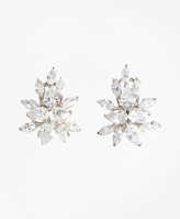 Thumbnail for your product : Brooks Brothers Marquis-Cut Cluster Stud Earrings