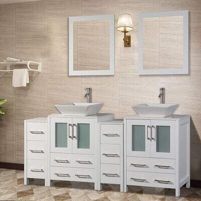 Brayden Studio Rodarte Single Bathroom, Rodarte 24 Single Bathroom Vanity Set With Mirror