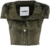 Thumbnail for your product : Yves Salomon Army Hooded Puffer Overlay