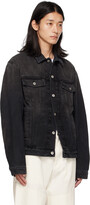 Thumbnail for your product : Heron Preston Black Faded Denim Jacket