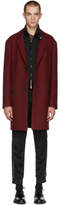 Thumbnail for your product : Lanvin Burgundy Wool Coat
