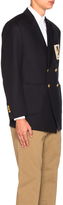 Thumbnail for your product : Thom Browne Hector Crest Cavalry Twill Blazer