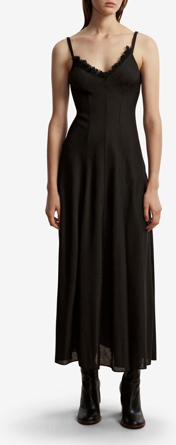 Marina Moscone Lightweight Wool Swing Dress