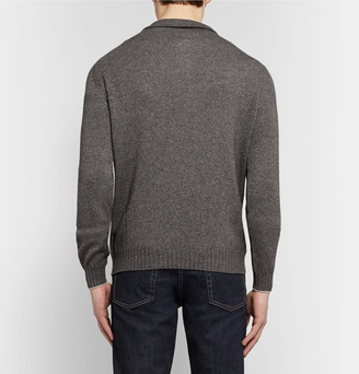 Loro Piana Cable-Knit Cashmere and Silk-Blend Sweater