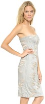 Thumbnail for your product : Kaufman Franco Beaded Strapless Dress