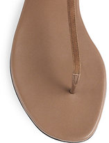 Thumbnail for your product : Gucci Coraline Suede Bamboo Thong Sandals