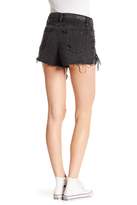 Thumbnail for your product : Blank NYC Denim Black Fishnet High Rise Shorts