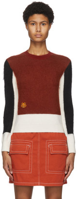 kenzo red jumper womens