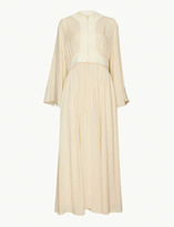 Thumbnail for your product : The Row Smith gathered silk-crepe midi dress