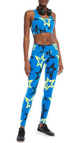Thumbnail for your product : Perfect Moment Starlight Printed Stretch-jersey Sports Bra