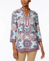 Thumbnail for your product : Charter Club Printed Tunic, Only at Macy's