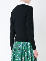 Thumbnail for your product : Julien David Checked Intarsia Detail Jumper