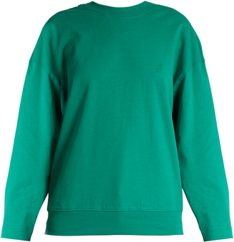Balenciaga Logo-embroidered cotton sweatshirt