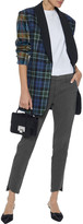 Thumbnail for your product : J Brand Clara Cropped Cotton-blend Twill Slim-leg Pants