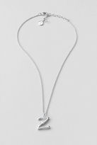 Thumbnail for your product : Lands' End Women's Silver Initial Necklace