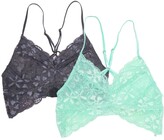 Thumbnail for your product : Honeydew Intimates Rosie Lace Bralette - Pack of 2